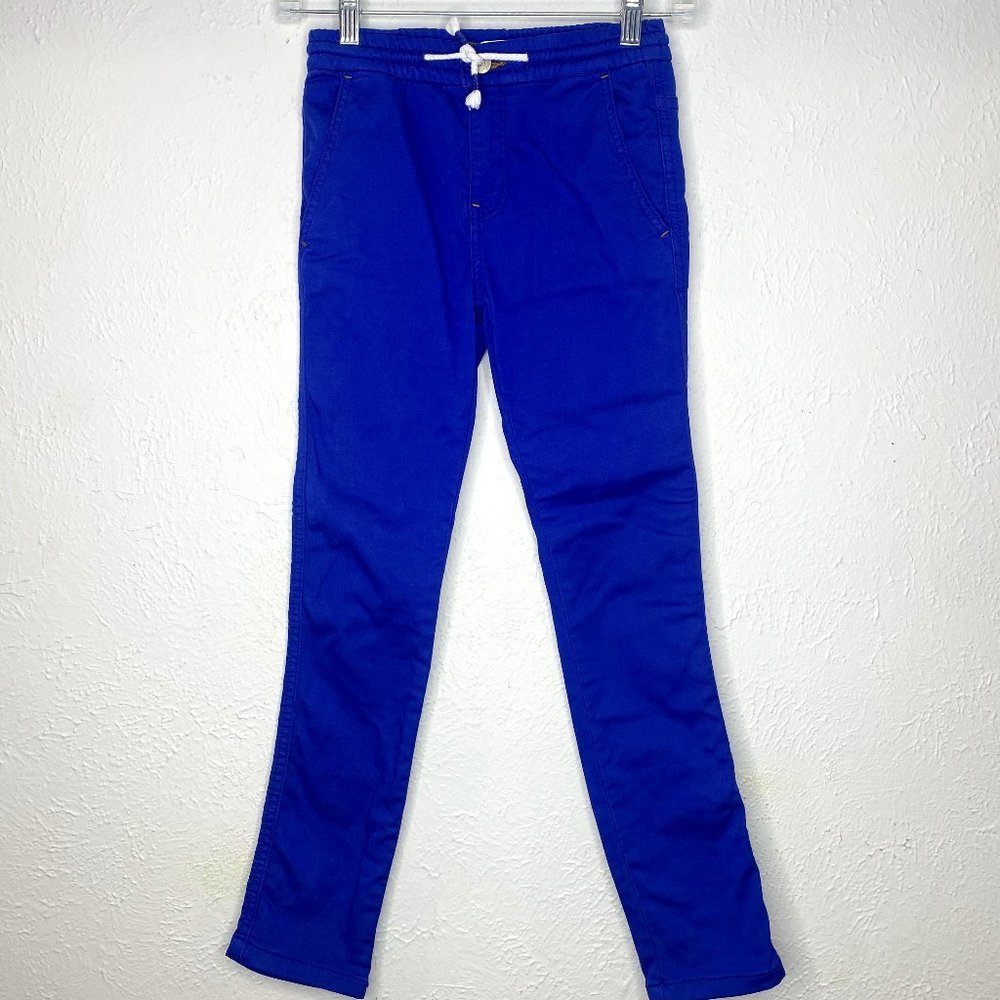 Boden, NWOT, kid's size 9 year, royal blue Jersey Skinny Jeans w/elastic waist.